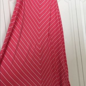 Maxi pink/coral skirt